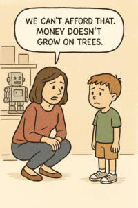 Financial behavior is often affected by our childhood experiences.