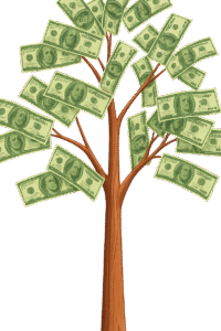 money doesn't grow on trees 