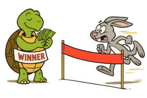 Slow and Steady Wins the Race